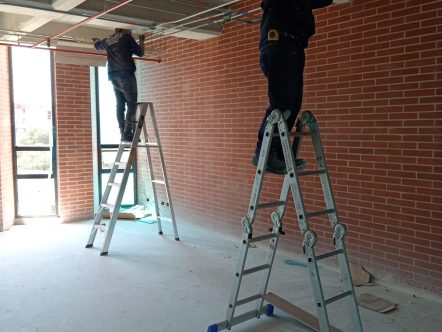 Imteryx instalación eléctrica de baja y media tensión en Colegio María Currea