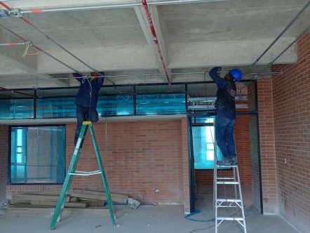 Imteryx instalación eléctrica de baja y media tensión en Colegio María Currea